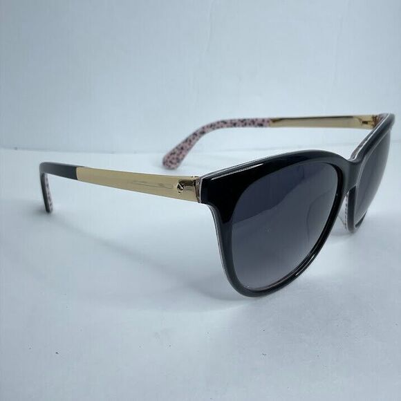 Kate Spade Sunglasses  Black Gold Jizelle/s  UYY90 55-16 140 Cat Eye Frames Only - Picture 3 of 7